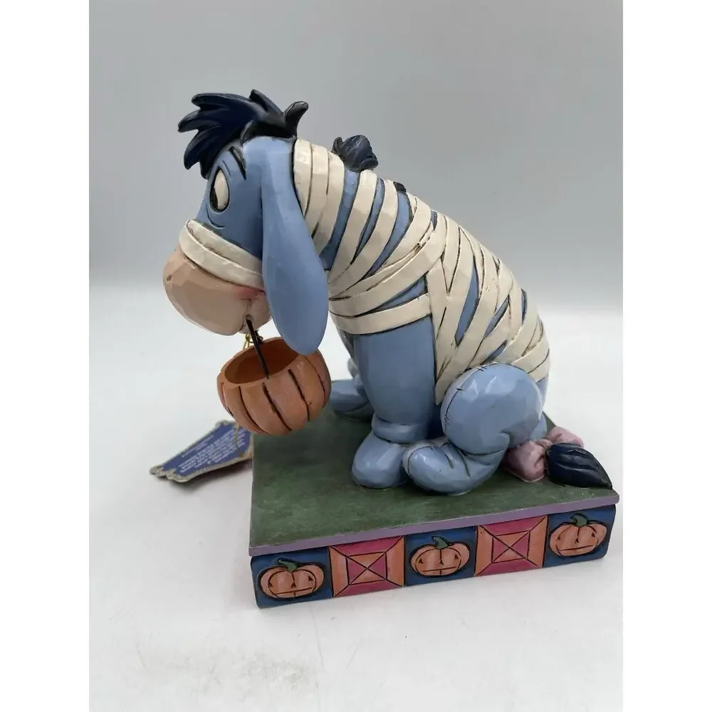 Enesco Disney Traditions Jim Shore Eeyore Mummy Costume Pumpkin Figurine NEW - Picture 5 of 8